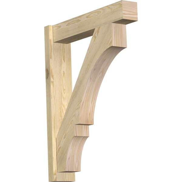 Ekena Millwork Balboa Block Rough Sawn Outlooker, Douglas Fir, 6"W x 28"D x 36"H OUT06X28X36BOA05RDF - main